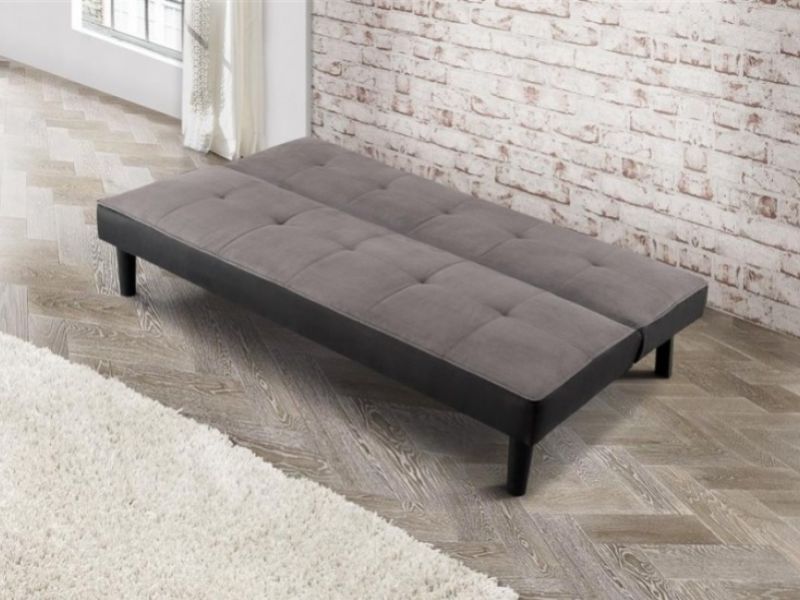 Birlea Aurora Grey Fabric Sofa Bed