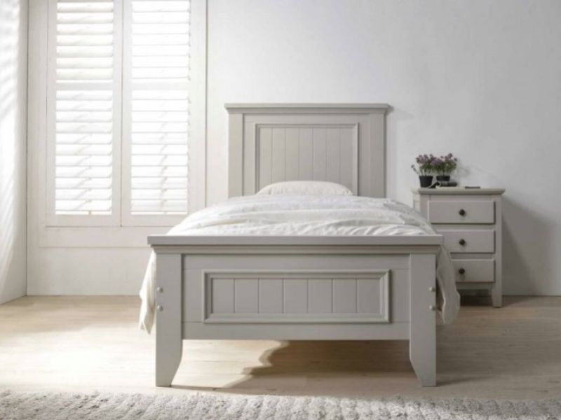 Flair Furnishings Joseph 5ft Kingsize Grey Wooden Bed Frame