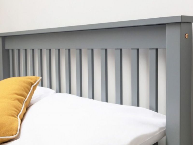Sleep Design Adlington 5ft Kingsize Grey Wooden Bed Frame