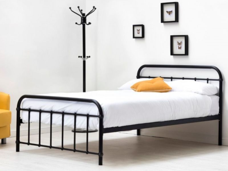 Sleep Design Henley 5ft Kingsize Black, King Size Metal Hospital Bed Frame