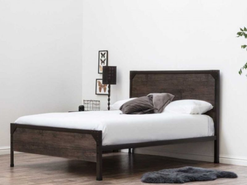 Sleep Design Marlow 5ft Kingsize Wood And Metal Bed Frame By Sleep Design Marlow 5ft Kingsize Wood, King Size Wood Panel Bed Frame