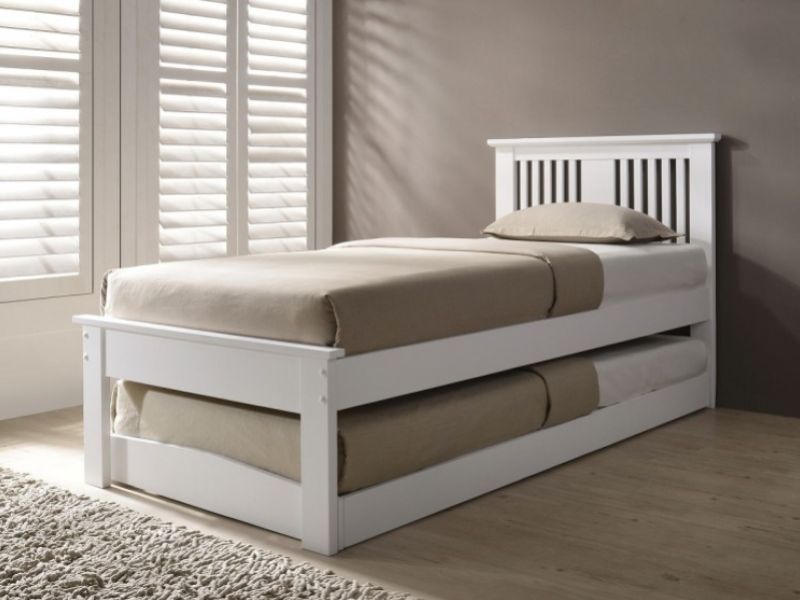 Flintshire Halkyn 3ft Single White Finish Guest Bed