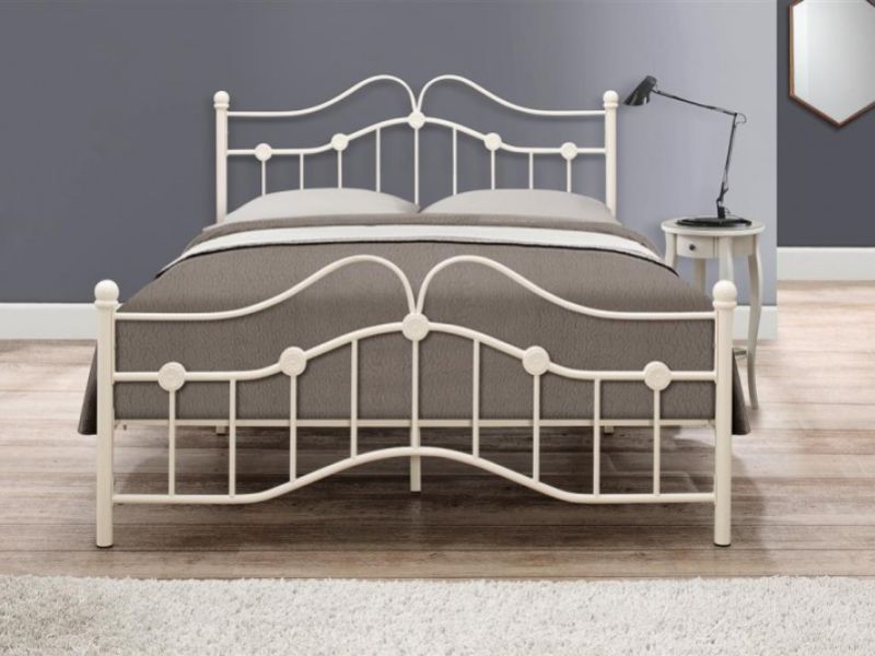 Birlea Canterbury 3ft Single Cream Metal Bed Frame