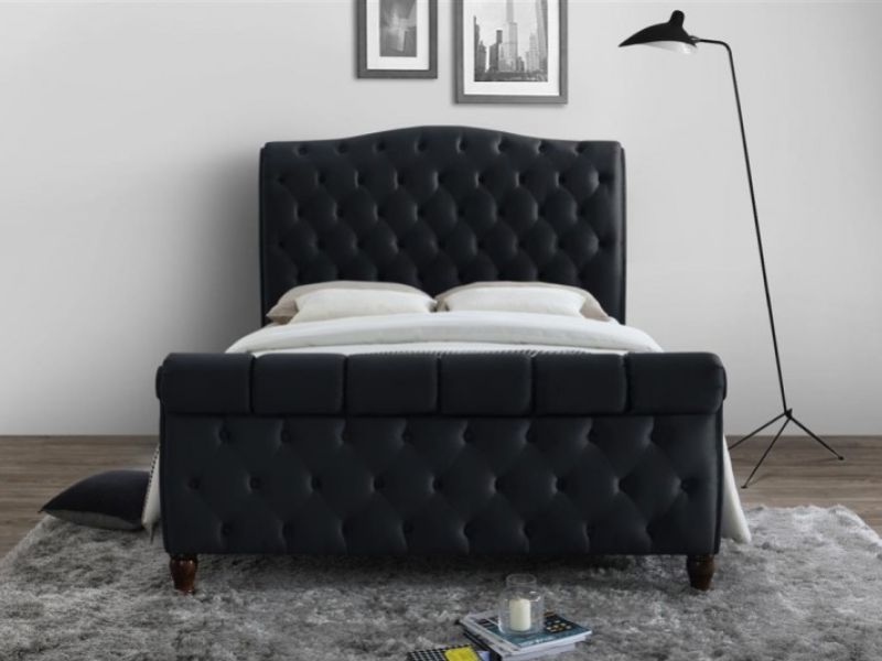 Birlea Colorado 6ft Super Kingsize Black Fabric Bed Frame