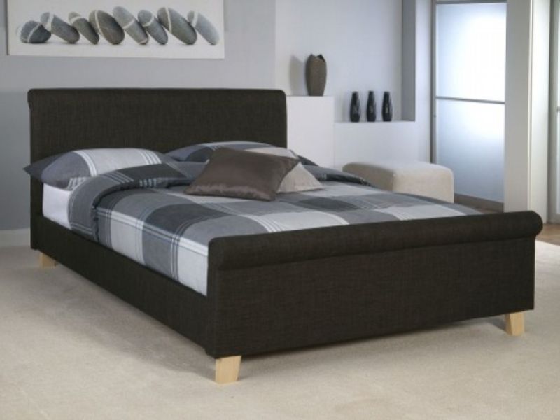 Limelight Eclipse 4ft6 Double Charcoal Fabric Bed Frame