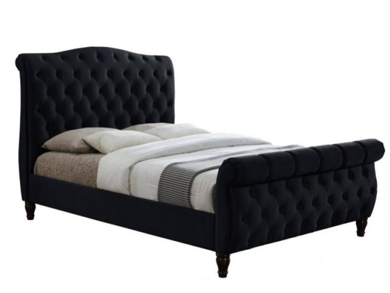 Birlea Colorado 5ft Kingsize Black Fabric Bed Frame