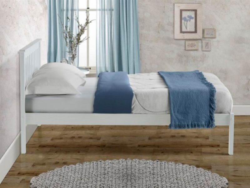 Birlea Denver 3ft Single White Wooden Bed Frame