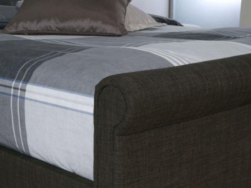 Limelight Eclipse 4ft6 Double Charcoal Fabric Bed Frame