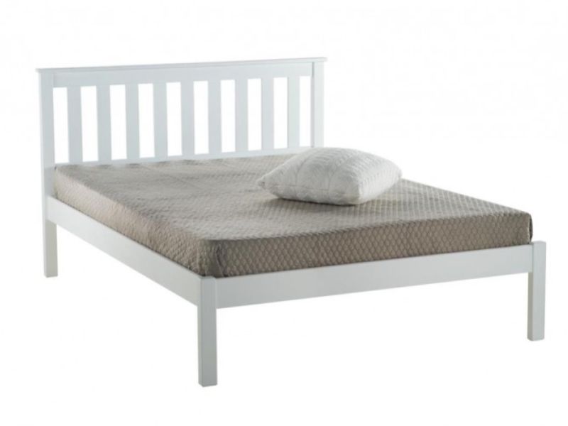 Birlea Denver 5ft Kingsize White Wooden Bed Frame
