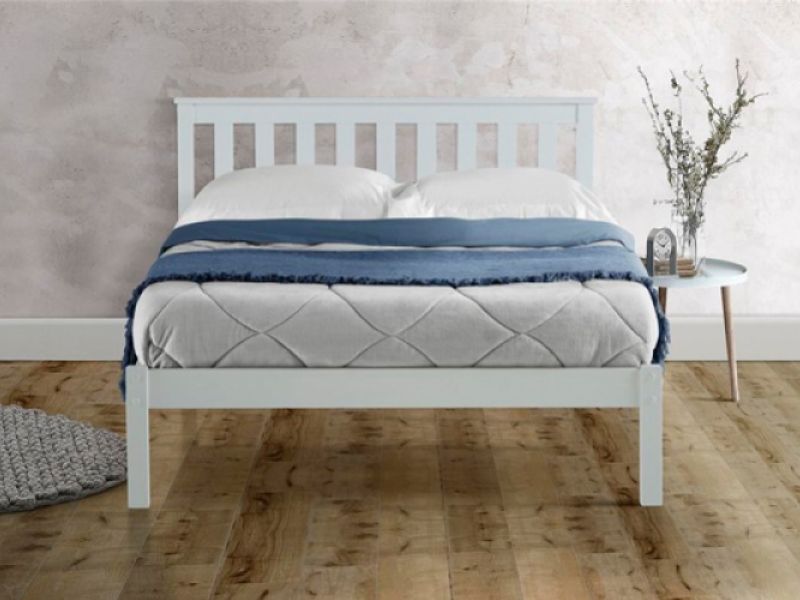 Birlea Denver 5ft Kingsize White Wooden Bed Frame