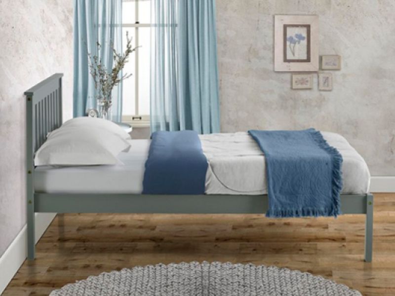 Birlea Denver 5ft Kingsize Grey Wooden Bed Frame