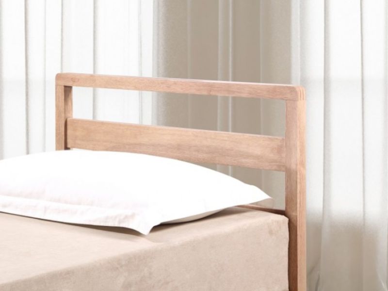 Emporia Sophia 3ft Single Wooden Oak Finish Guest Bed