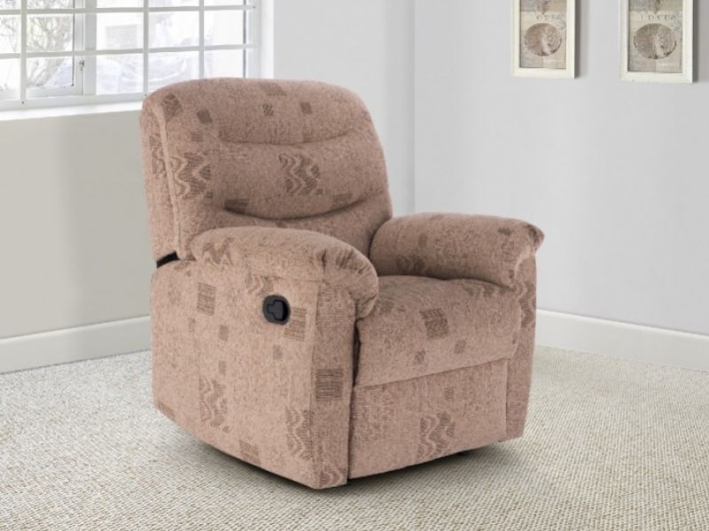 Birlea Regency Wheat Fabric Recliner Chair