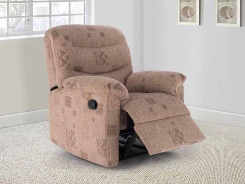 Birlea Regency Wheat Fabric Recliner Chair