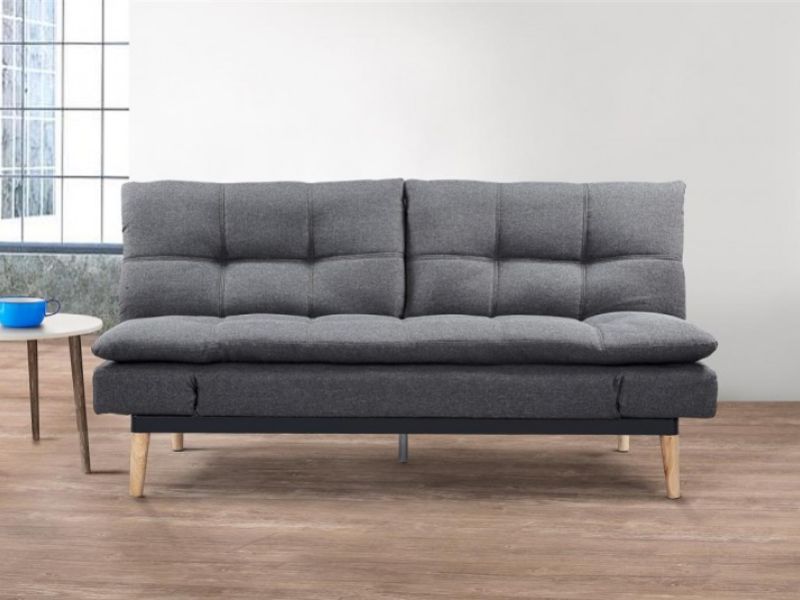 Birlea Squish Grey Fabric Sofa Bed