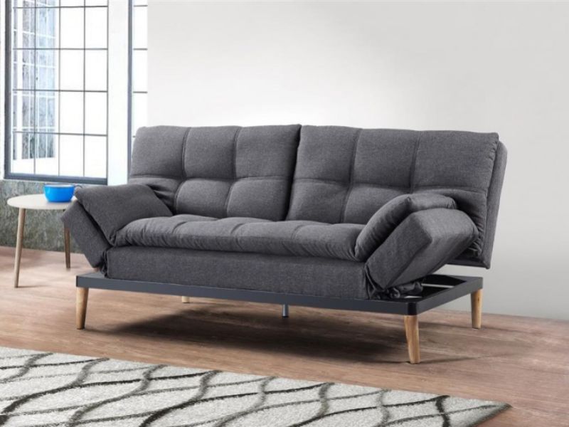 Birlea Squish Grey Fabric Sofa Bed