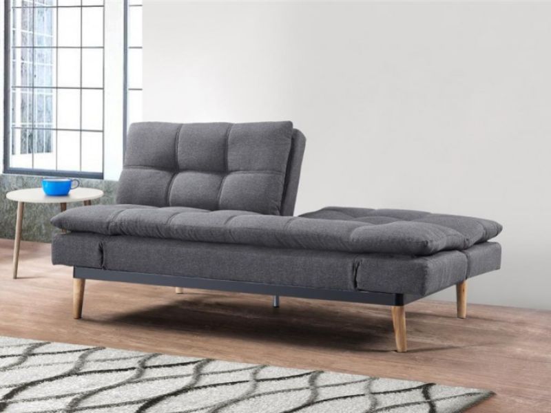 Birlea Squish Grey Fabric Sofa Bed