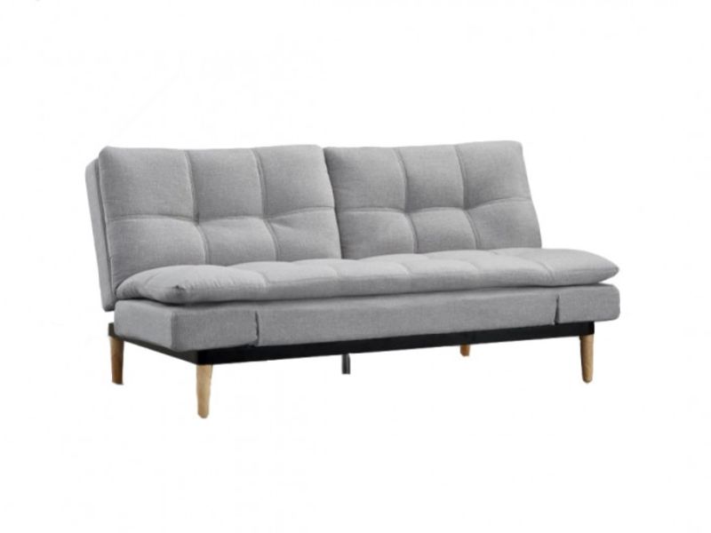 Birlea Squish Light Stone Grey Fabric Sofa Bed