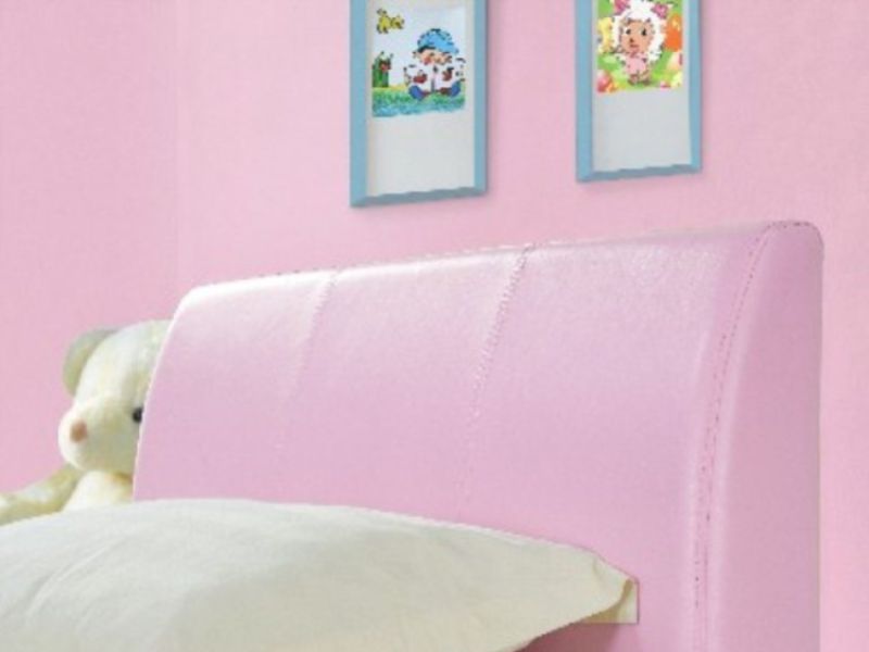 Limelight Galaxy 3ft Single Pink Faux Leather Bed Frame
