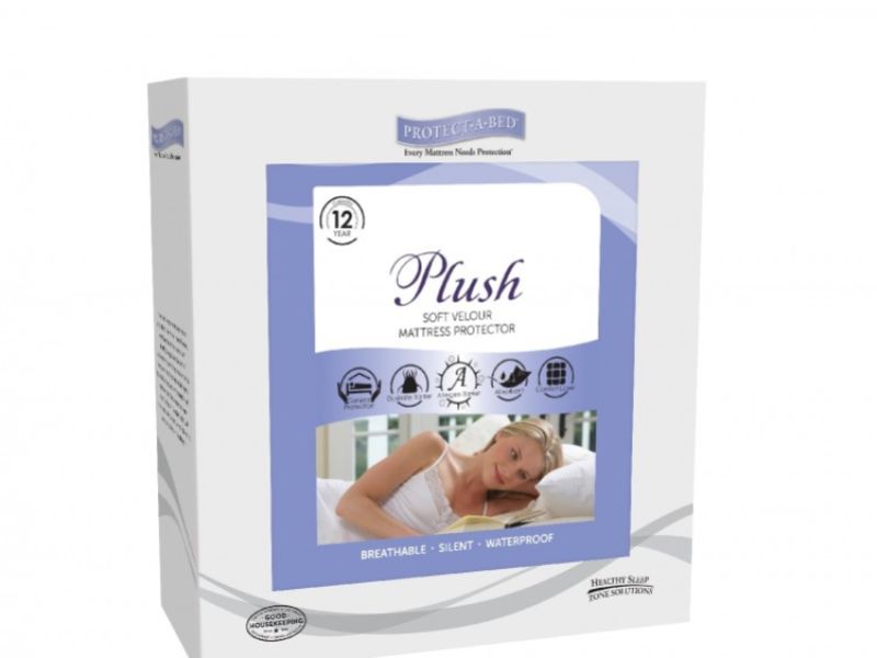 Protect A Bed Plush 4ft Small Double Mattress Protector