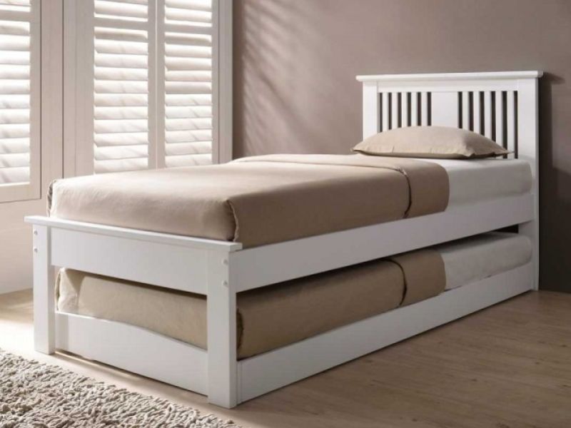 Sleep Design Malpas White Wooden Guest Bed