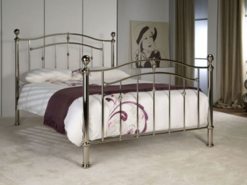 Limelight Callisto 4ft6 Double Chrome Metal Bed Frame