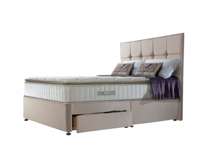 Sealy Nostromo Latex 1400 Pocket 6ft Super Kingsize Divan Bed