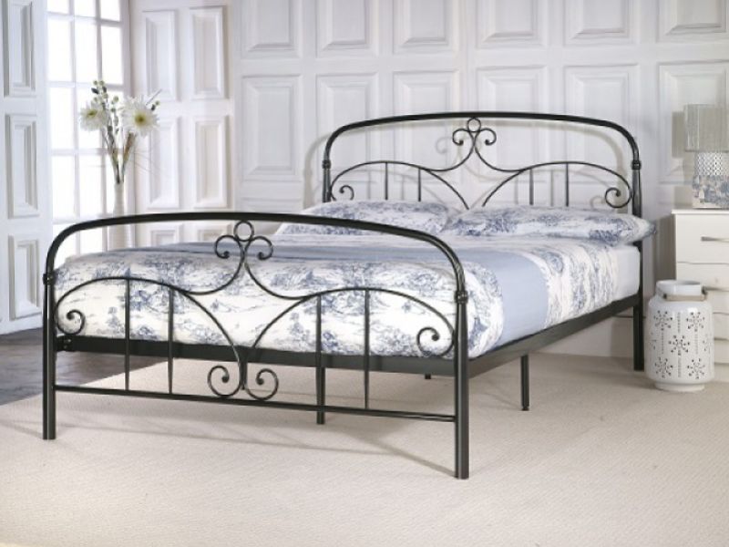 Limelight Musca 4ft6 Double Black Metal Bed Frame