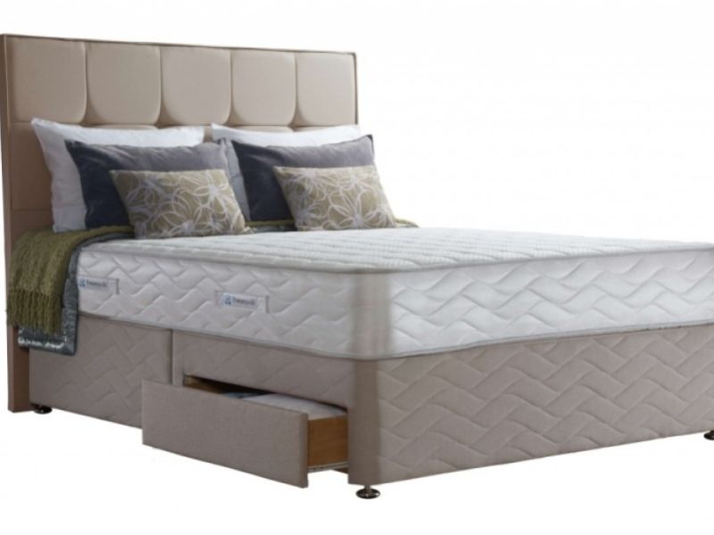 Sealy Pearl Deluxe 3ft6 Large Single Divan Bed