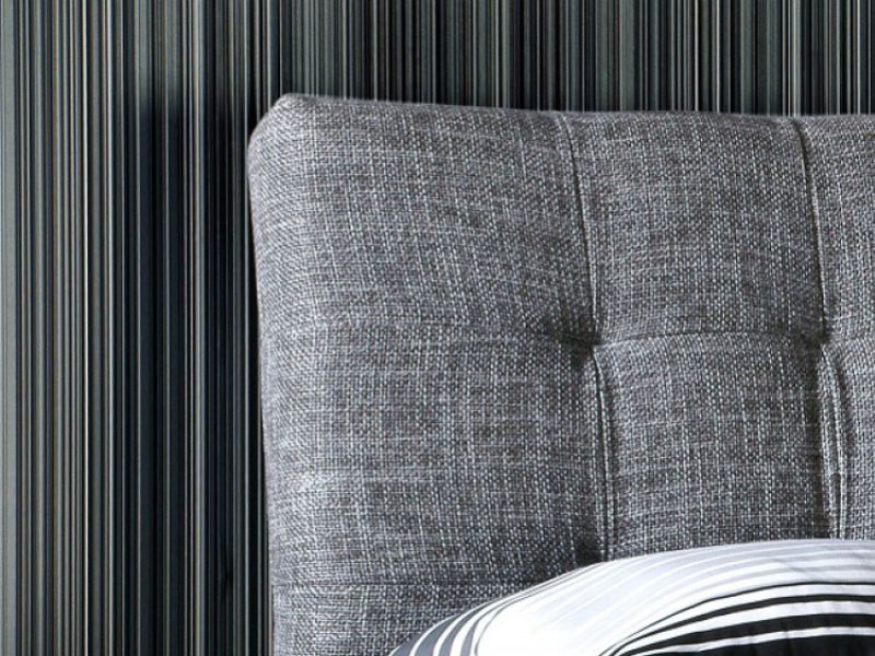 Limelight Ophelia 4ft6 Double Slate Waffle Fabric Bed Frame