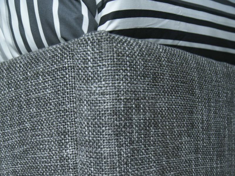 Limelight Ophelia 5ft Kingsize Slate Waffle Fabric Bed Frame