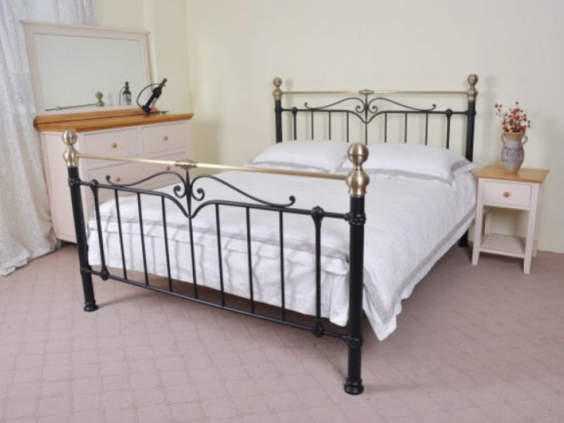 Limelight Sigma Black 5ft Kingsize Metal Bed Frame