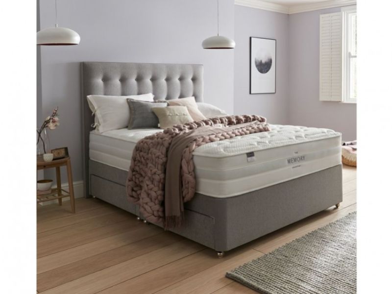 Silentnight Spirit 3ft Single 2000 Mirapocket And Memory Foam Divan Bed