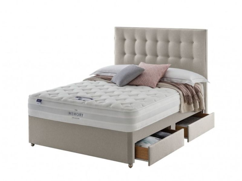 Silentnight Charm 4ft6 Double Miracoil And Memory Foam Divan Bed