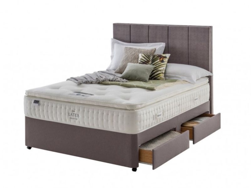 Silentnight Supreme 4ft6 Double 1400 Mirapocket And Latex Divan Bed