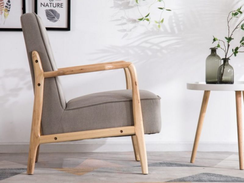 Sleep Design Farley Beige Fabric Chair
