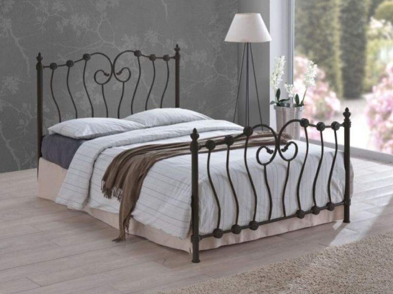 Time Living Inova 3ft Single Black Metal Bed Frame