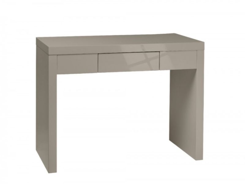 LPD Puro Dressing Table In Stone Gloss