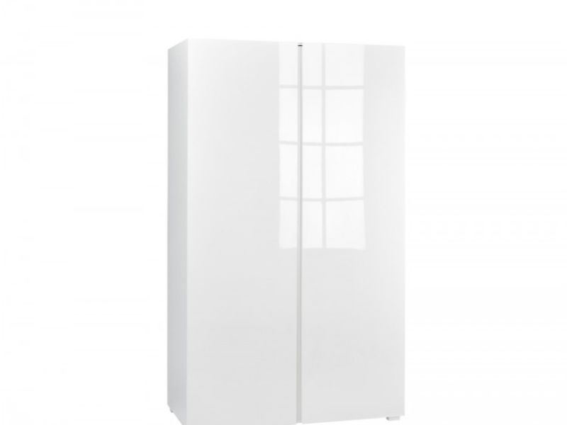 LPD Puro 2 Door Wardrobe In White Gloss