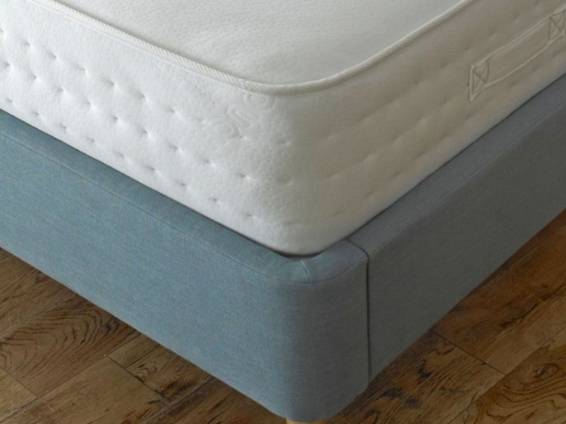 Limelight Aurora 4ft6 Double Duck Egg Blue Fabric Bed Frame