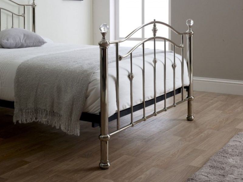 Limelight Callisto 4ft6 Double Chrome Metal Bed Frame with Crystals by Limelight Beds