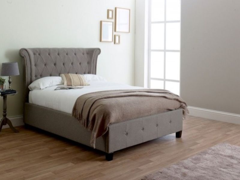 Limelight Epsilon 5ft Kingsize Grey Fabric Bed Frame