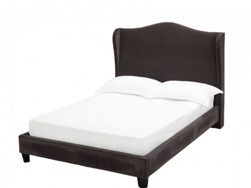 LPD Chateaux 4ft6 Double Charcoal Fabric Bed Frame