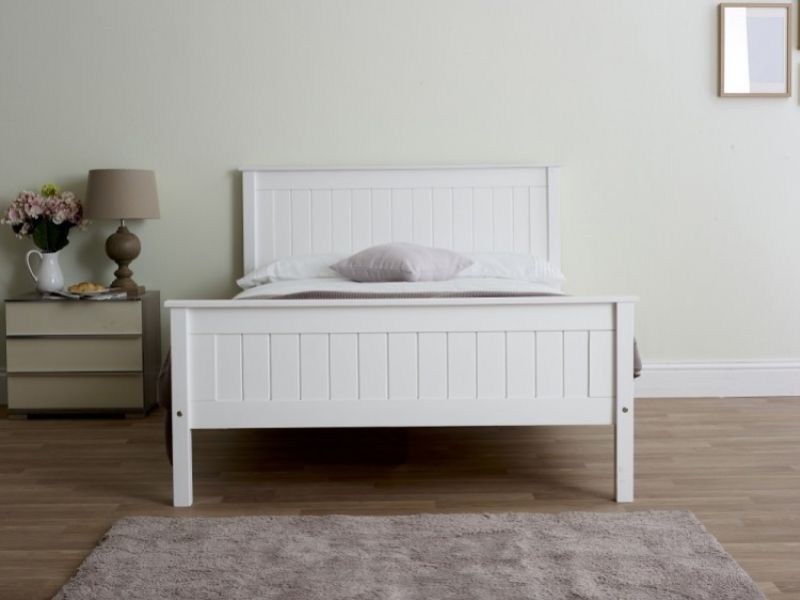 Limelight Taurus 3ft Single White Wooden Bed Frame