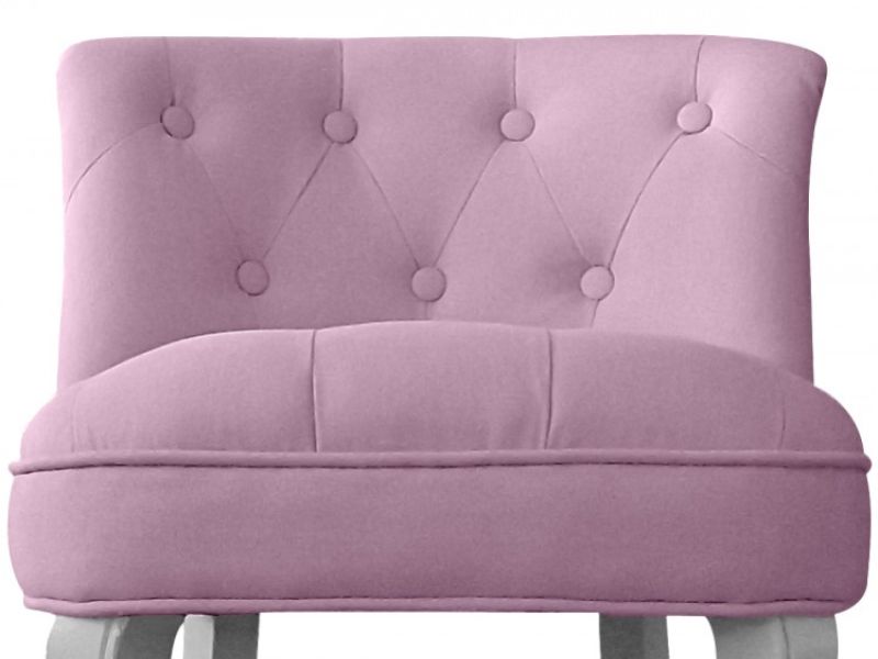 Kidsaw Mini Cabrio Chair In Pink Fabric
