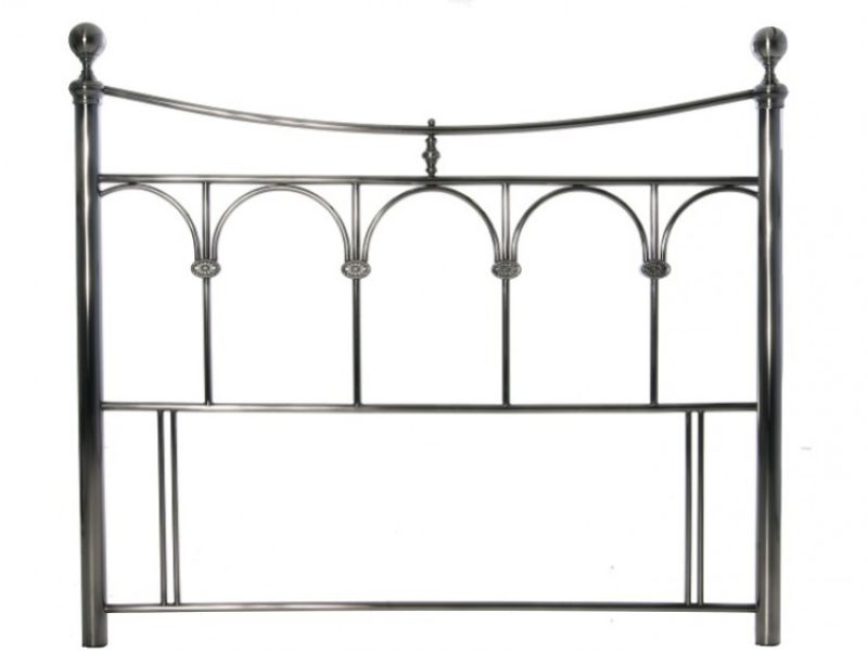 Limelight Gamma 4ft6 Double Nickel Metal Headboard