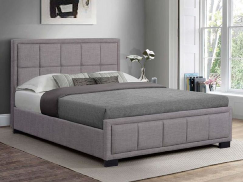 Birlea Hannover 4ft6 Double Grey Fabric Bed Frame