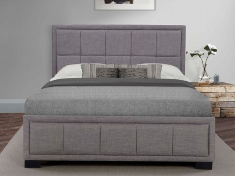 Birlea Hannover 4ft6 Double Grey Fabric Bed Frame