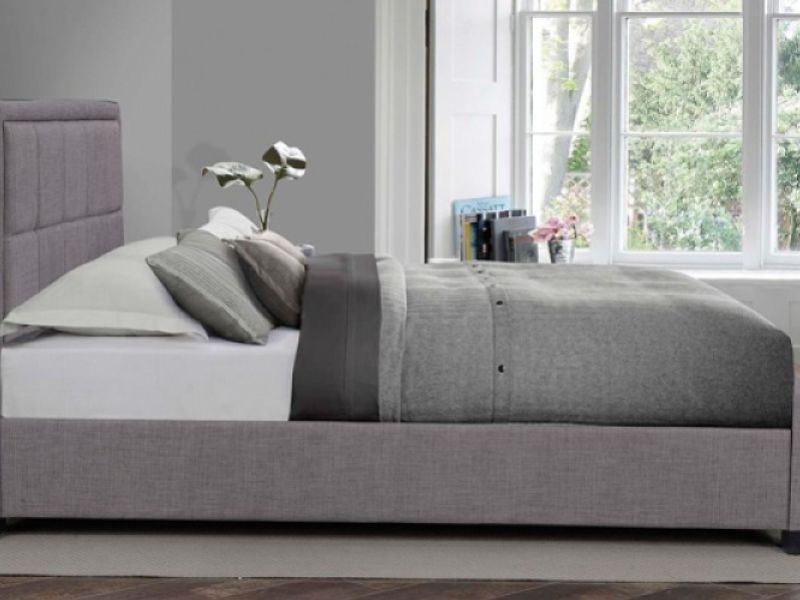 Birlea Hannover 4ft6 Double Grey Fabric Bed Frame