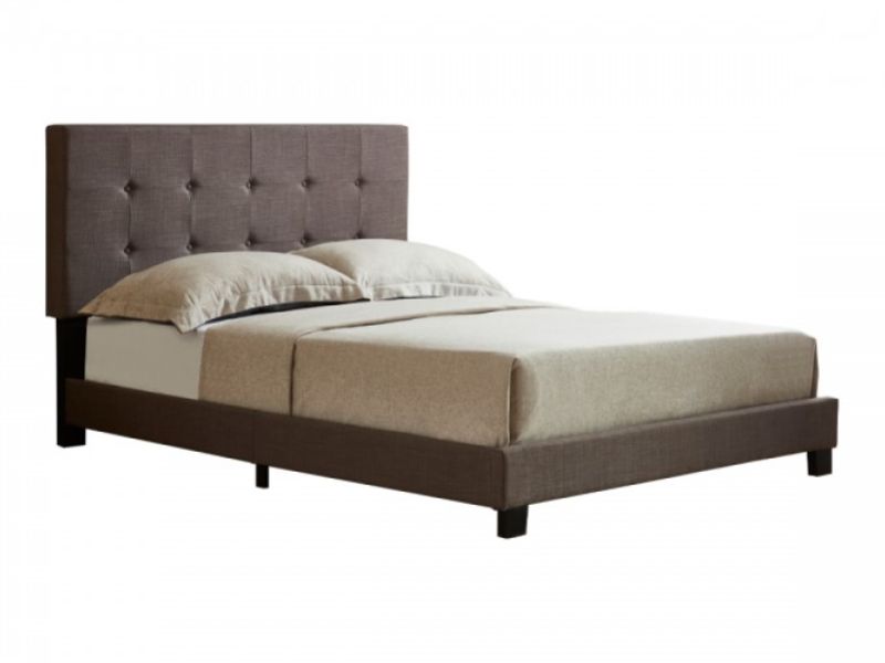 Birlea Rochelle 4ft6 Double Grey Fabric Bed Frame